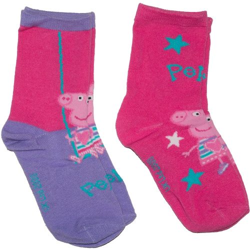 Peppa malac zokni kislányoknak 2 pár