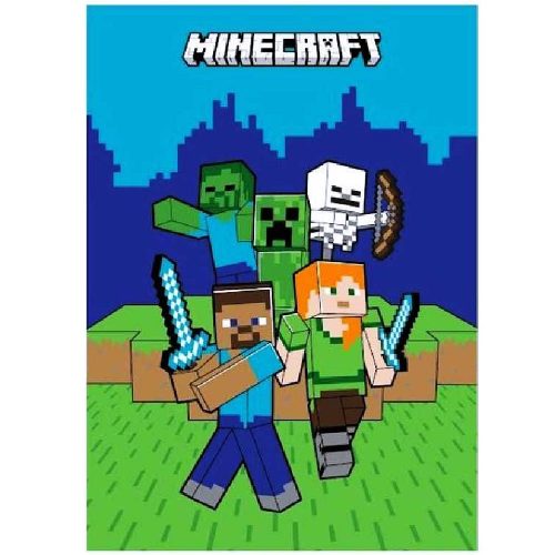 Minecraft polár pléd 