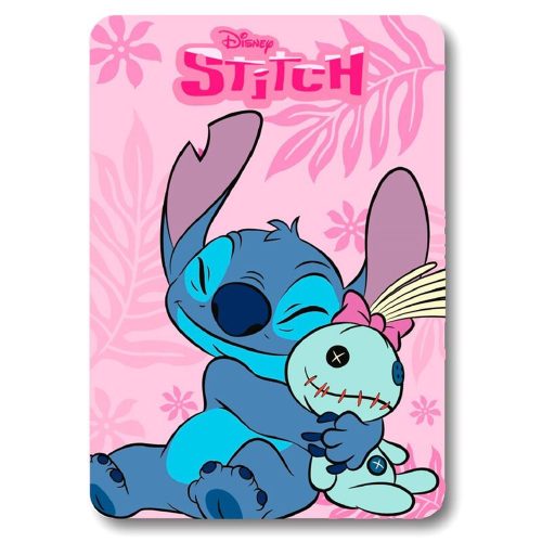 Lilo és Stitch rózsaszín polár takaró 