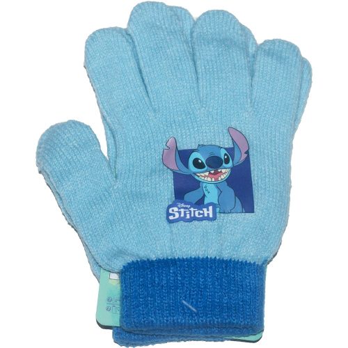 Stitch sztreccs kesztyű világoskék