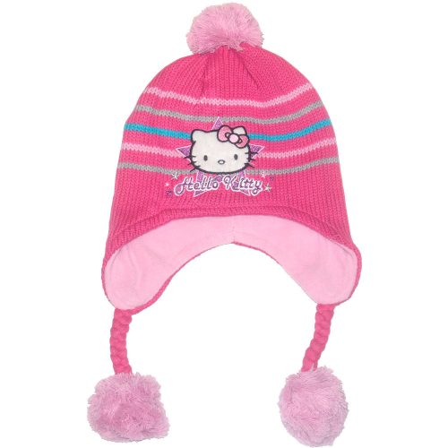 Hello Kitty kötött sapka pink